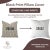 Not Yet Made - Made To Order Fabdivine Handcrafted Block Print Cushion Cover 14x14 Inch Viscose Linen-Charkha For Sale - Image 5 of 5