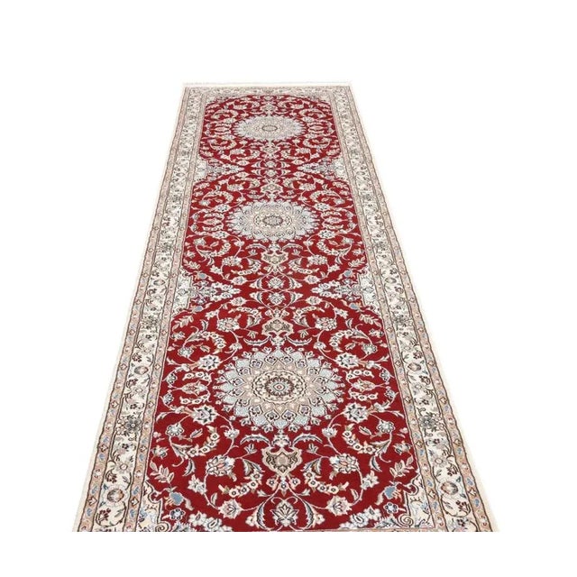 Nain Rug with Floral Pattern For Sale - Image 4 of 10