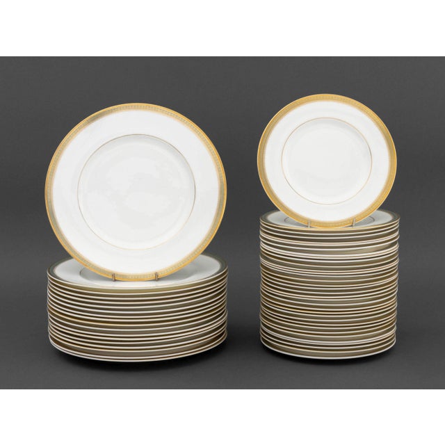 Royal Doulton "Clarendon" Pattern Partial Porcelain Dinnerware Service, each marked "Made in England / Royal Doulton /...