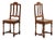 Antique Carved Oak Side Chairs, France, Set of 2 For Sale