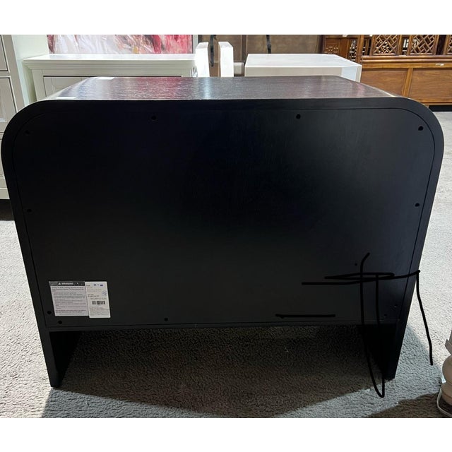 Mid-Century Modern Arteriors Marble Face Nightstand For Sale - Image 3 of 6