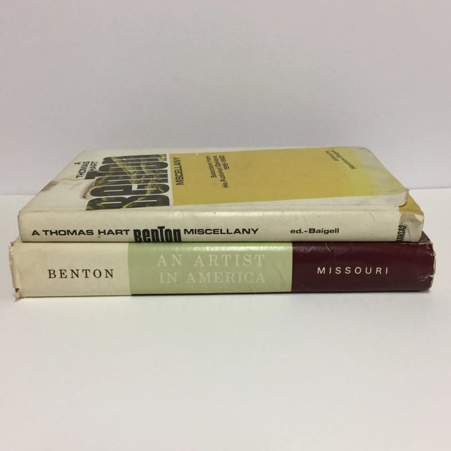 This is a set of 2 vintage Thomas Hart Benton books. One is from 1968 and the other 1971. The pair includes: An Artist in...