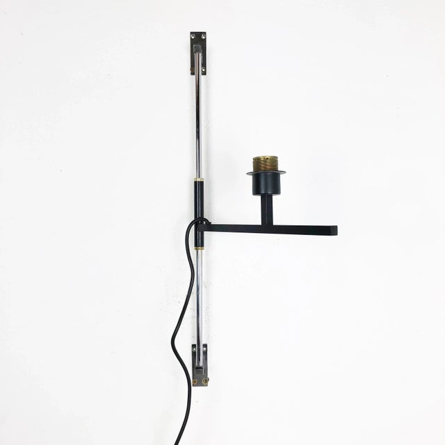 Minimalist Metal Adjustable Wall Light attributed to Cosack, Germany, 1960s For Sale - Image 13 of 18
