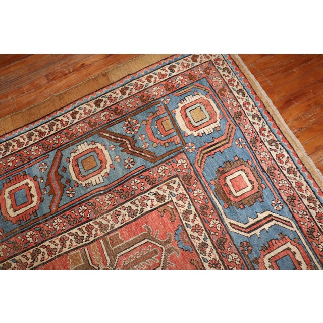Zabihi Collection Antique Persian Bakshaish Rug - 12'4" x 14'7" For Sale - Image 11 of 12