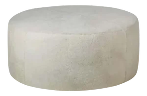 Chic 'Banquise' Ottoman by Design Frères