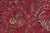 Vintage Retro Kashan Red/Blue Wool Rug - 6'11'' X 9'11'' For Sale - Image 4 of 10