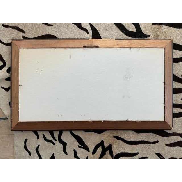 1987 Colorful, Detailed Cross Stitch of Farmhouse and Farm Scene For Sale - Image 4 of 5