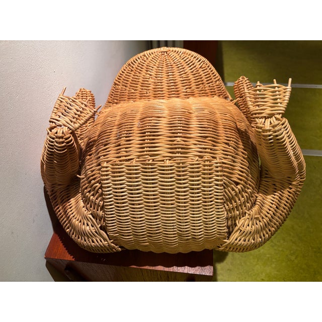 Woven Rattan Magazine Rack by Olivier Cajan, France, 1960 For Sale - Image 9 of 10
