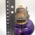 Late 19th Century Tall Amethyst Glass Oil Lamp With Brass Burner For Sale - Image 12 of 12