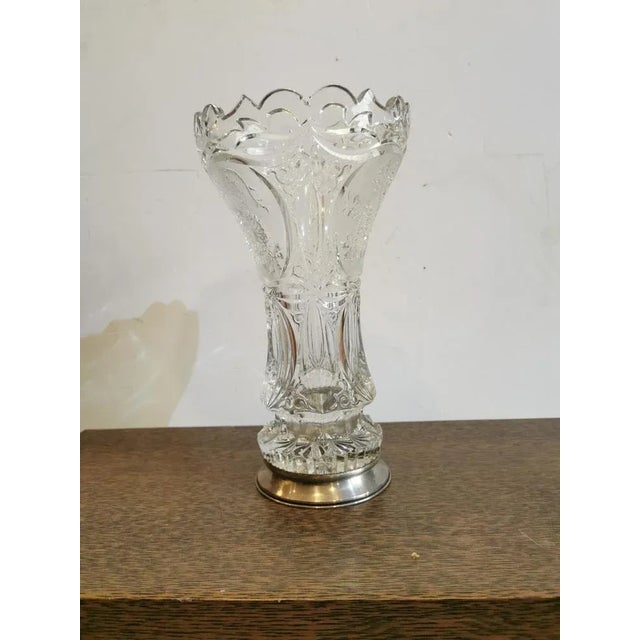 Clear Crystal Jar For Sale - Image 8 of 18