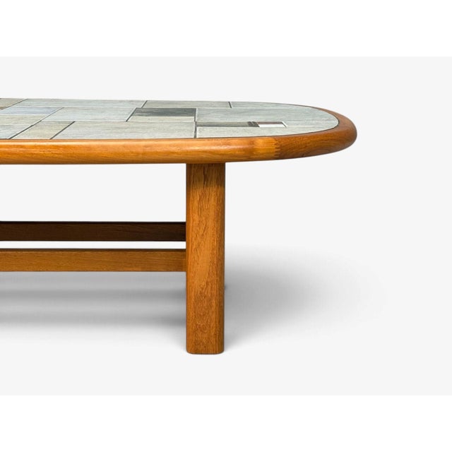 Gangso Møbler, Danish Modern, Coffee Table, Teak, Mosaic Tile, Denmark, 1970s For Sale - Image 10 of 11