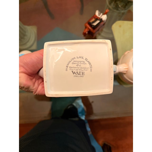 Figurative Vintage Wade England "English Life" Antique Shop Novelty Teapot by Smith & Wootton For Sale - Image 3 of 3