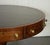 Fine Regency Drum Top Library Table with Aged Green Leather Top For Sale - Image 5 of 15