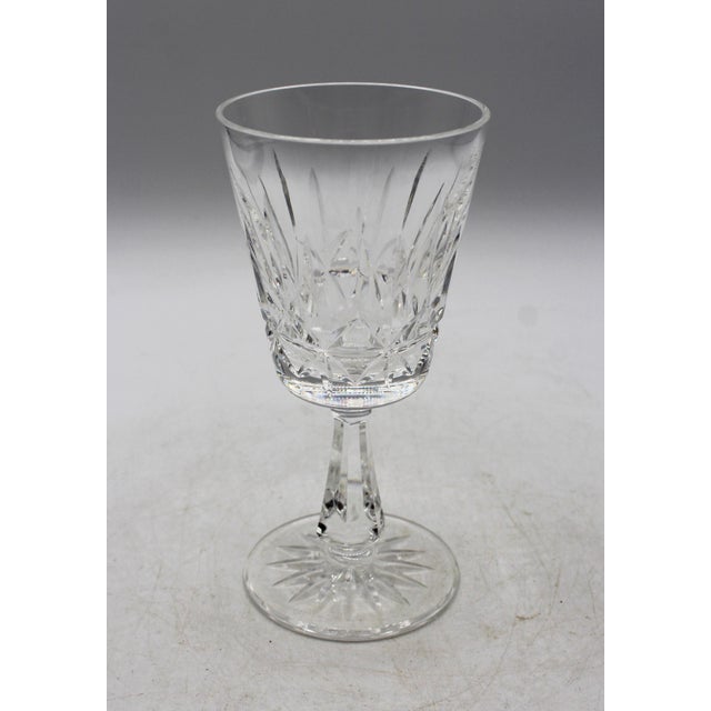 Vintage Set of 8 Claret Glasses, Rosslare by Waterford. Produced 1968-2017. Very good estate condition. 6" x 2 7/8" dia.