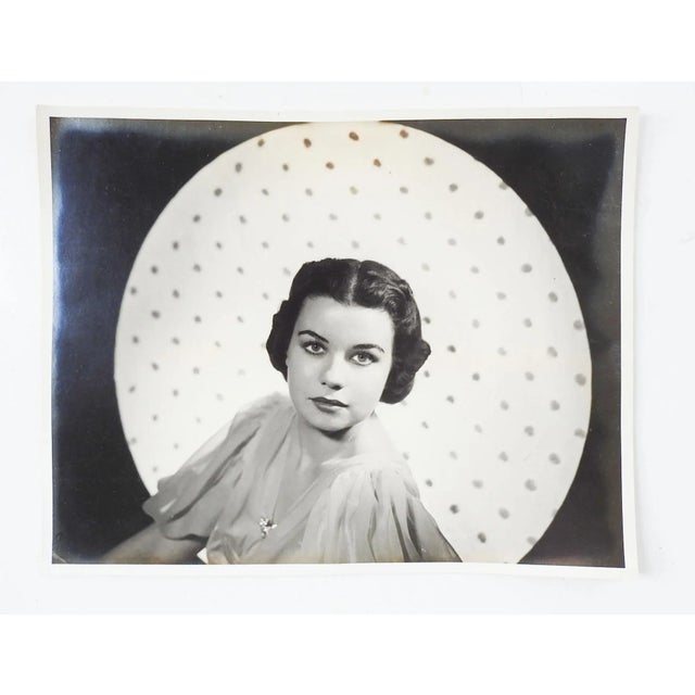 American Vintage 1930s Actress Peggy Farmer Glamour Photograph For Sale - Image 3 of 4