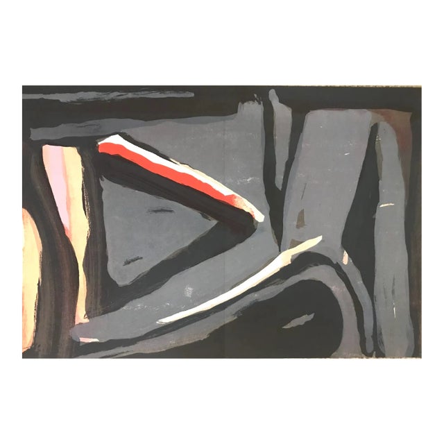 1980 Van Velde Original Lithograph DM02240d Dlm For Sale