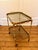 Hollywood Regency Bar Cart in Brass, 1960s For Sale - Image 10 of 12