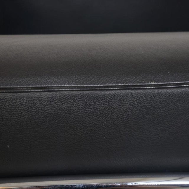 LC2/1 Chair in Black Pelle Leather by Le Corbusier, 2000s For Sale - Image 9 of 18