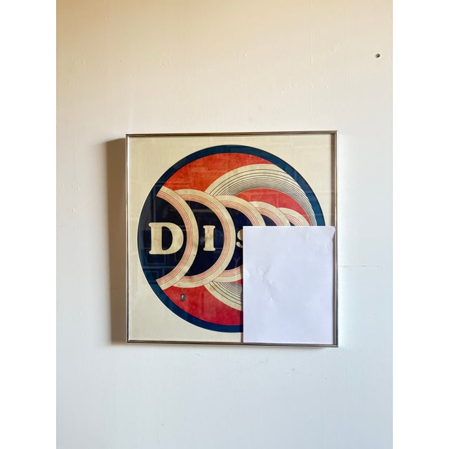 Vintage Noble & Cooley "Disc" Op-Art Bass Drum Graphic For Sale - Image 10 of 12
