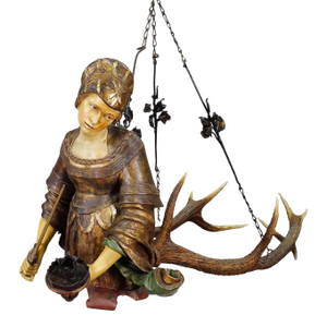 Antique Lusterweibchen Depicting Lucretia, Germany 1900