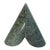 Minimalist Vintage Green Marble Bookends - Pair For Sale