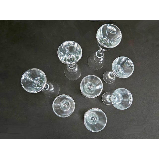 1960s Princess by Holmegaard Schnapps and Cordial Glasses, Set of 8 For Sale - Image 9 of 9