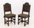 Set of Eight Jacobean Carved Oak Dining Chairs For Sale - Image 10 of 16