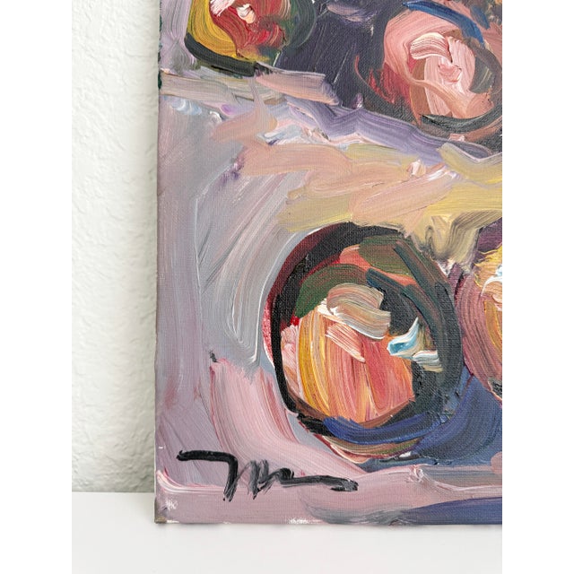 Early 21st C Fruit Still Life Original Oil Painting, Signed For Sale In Sacramento - Image 6 of 7