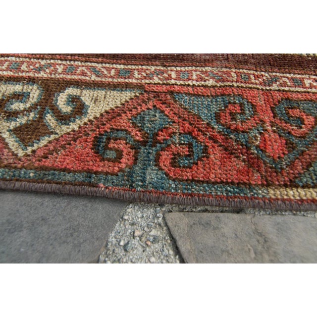 House of Séance - 1890s Antique Karakalpak Turkmenistan Wool Pile Hand-Knotted Rug - 4’4” X 8'7" For Sale - Image 10 of 12