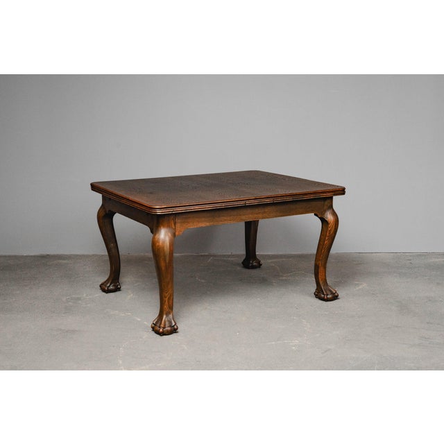 Extendable Dining Table in Oak For Sale - Image 4 of 18