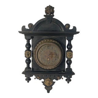 Antique Flemish/Ditch Wall Clock For Sale