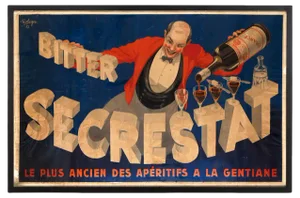 Bitter Secrestat Poster by Robys, 1935