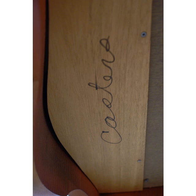 Hollywood Regency French Style Painted Finish Serving Cabinet For Sale - Image 12 of 12