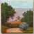 A landscape painting from the earlier years of Fabrizio Ferrari, an Italian artist. A heavenly plain air painting on wood.