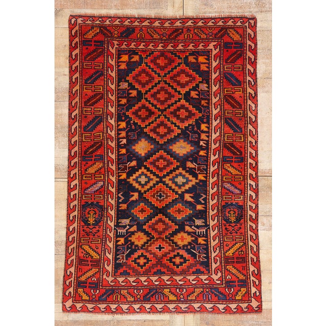 Late 19th Century Persian Shiraz Rug, 04'03 X 06'07 For Sale - Image 10 of 10