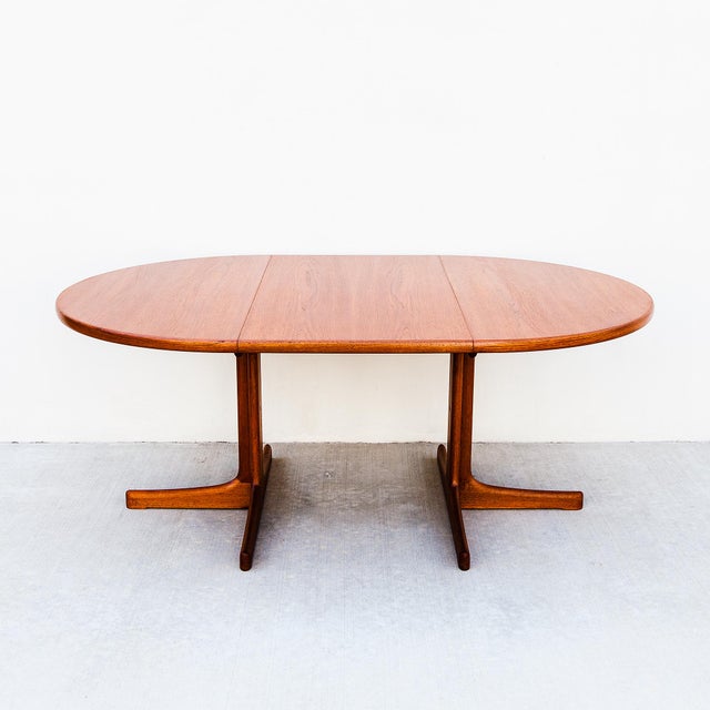1960s Restored Swedish Mid Century Modern Teak Extension Dining Table Attributed to Joc For Sale - Image 9 of 13