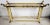 Mastercraft Mastercraft Style Console Table Glass & Brass For Sale - Image 4 of 13