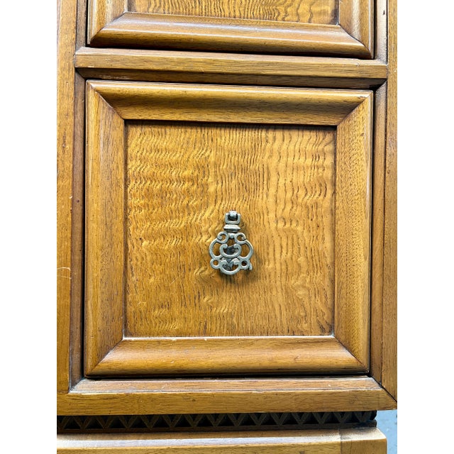 Mid 20th Century Modern Maple and Mosaic Dresser by National of Mt. Airy For Sale - Image 16 of 18