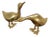 Brass Duck Figurines, 1950s, Set of 2 For Sale