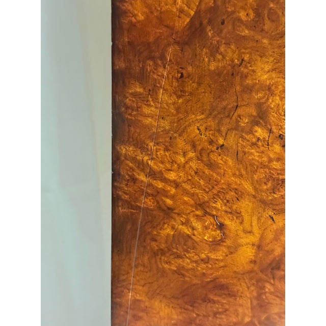 Monumental 46" Maitland-Smith Burl Wood "Skyscraper" Pedestal - 1980s Postmodern Art Deco Revival For Sale - Image 11 of 12