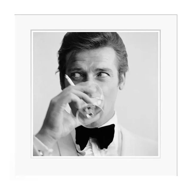 Shaken Not Stirred White Framed For Sale