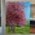 Contemporary "Trees in Bloom" Contemporary Original Impressionist Style Landscape Painting by Deb Bossert For Sale - Image 3 of 7