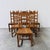 Vintage Oak High-Back Dining Chairs, Set of 6 For Sale - Image 14 of 14