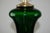 1960s Vintage 1960s Murano Glass Table Lamps in Emerald Green - a Pair For Sale - Image 5 of 11