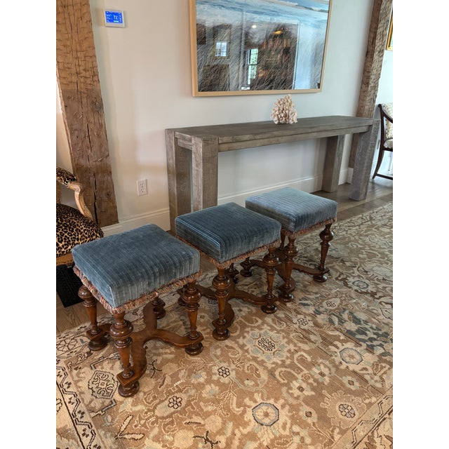 Three William & Mary Stools For Sale - Image 9 of 9