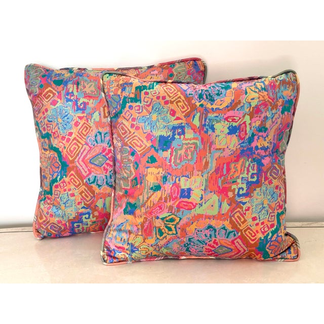 Small Vintage Throw Pillow Pair For Sale - Image 9 of 9
