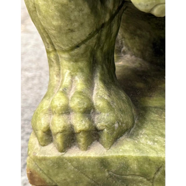 Chinese Jade Guardian Lions, Pair For Sale - Image 9 of 12