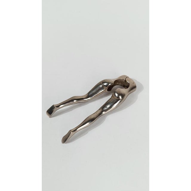 Mid-Century Modern Chrome Metal Woman's Legs Nutcracker, 1970s For Sale - Image 15 of 16