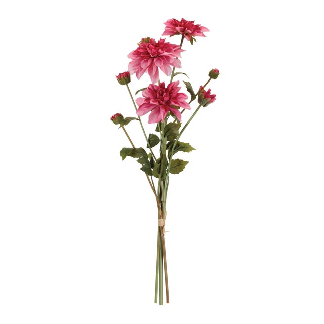 Add lush texture and romantic color to your décor with this Dahlia Flower Bundle Set. Featuring full, layered dahlia...