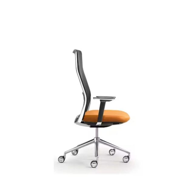 Thats It Net Managerial Armchair with Mesh Backrest and Aluminum by Quinti Sedute For Sale - Image 8 of 9